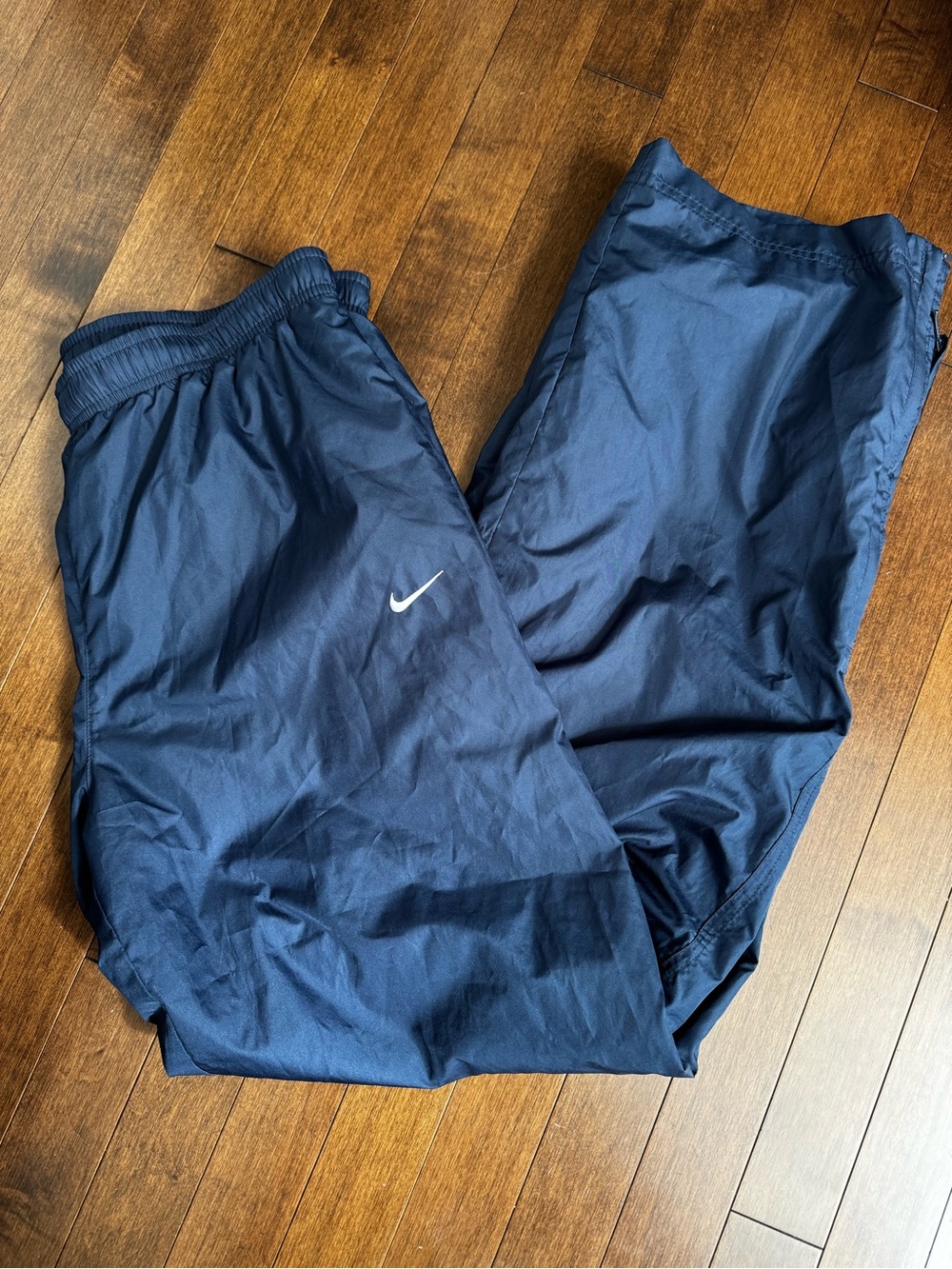 Nike navy pants, 100% polyester. Size XL
